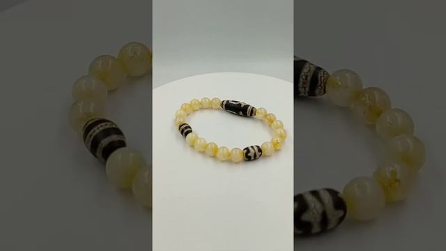 Кубера Дзи + две мини Дзи (браслет цитрин) смотреть онлайн