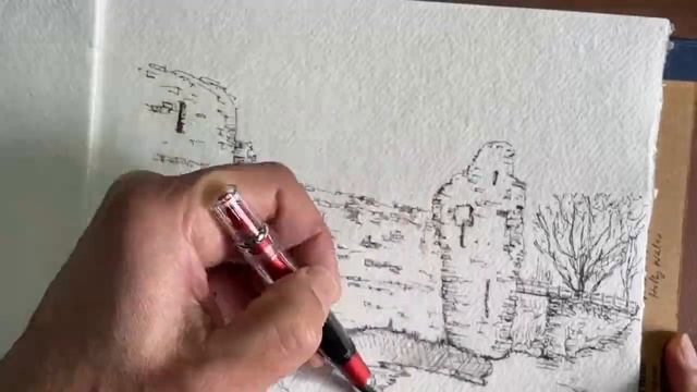 Sketch demo of Pevensey Castle смотреть онлайн