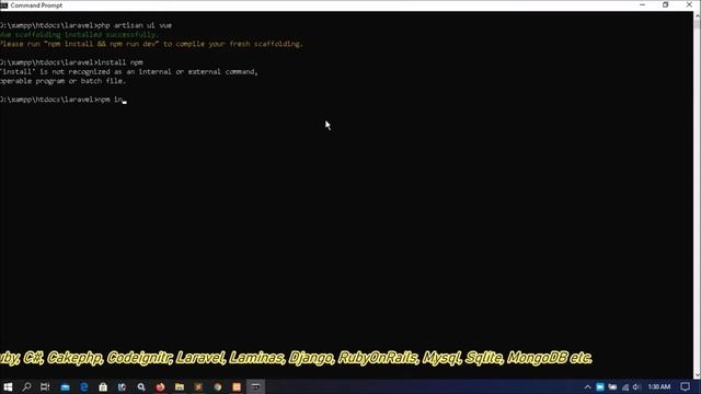 Laravel-7 Install Vuejs Part-04 | How to use vue Component in Blade смотреть онлайн