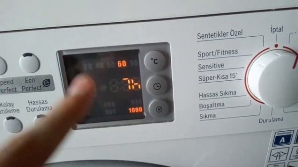 Bosch WAS20460TR Logixx 8 VarioPerfect 8 KG 1000 Devir A Çamaşır Makinesi İncelemesi