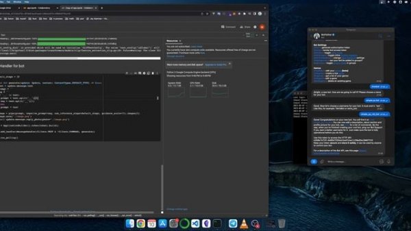 Stable Diffusion telegram bot on google Colab [English]
