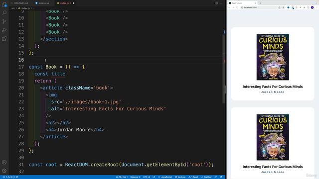28 - JSX Javascript смотреть онлайн