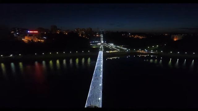 Чебоксарский залив, ночная съемка смотреть онлайн