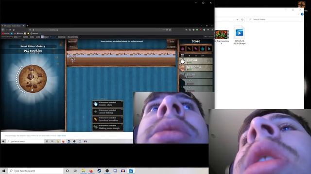 I react to me playing Cookie Clicker while listening to The Syrupy Titties & Sweet Jackin' Mitties смотреть онлайн