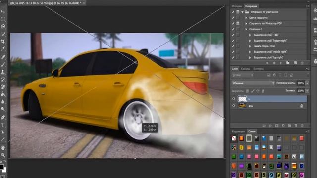 [LP #2]Adobe Photoshop CC/CS6: Накладываем текстуру дыма на скришот в МТА:SA.by Win_lock. смотреть онлайн