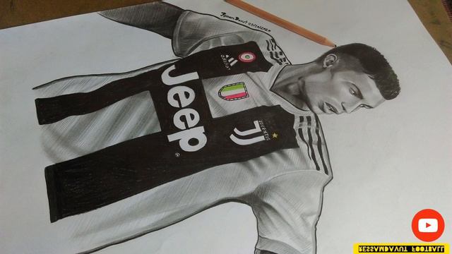 ⚽Drawing Cristinao Ronaldo, Alex de souza, Antoine Grizmann... смотреть онлайн