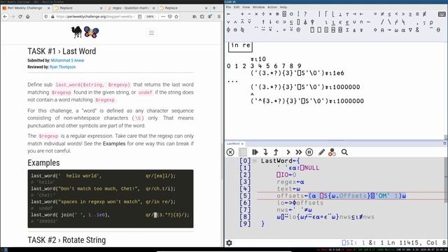 Perl Weekly Challenge, Week 63 - Solutions in APL смотреть онлайн