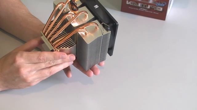 Scythe Kabuto universal cpu cooler unboxing and review (russian) смотреть онлайн
