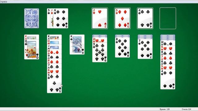 Пасьянс Косынка №45 смотреть онлайн