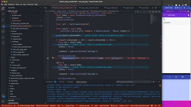 Flutter : Consume REST API with Provider - Delete Task #17 смотреть онлайн