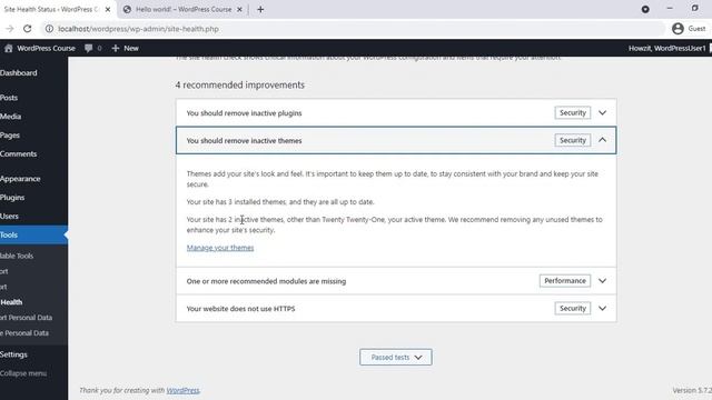 WordPress Web Development Course For Beginners Lecture 19 - WordPress Admin: "Tools" Tab смотреть онлайн