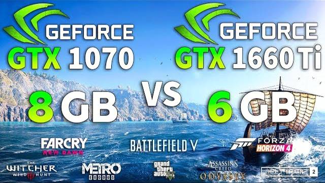 GTX 1660 Ti vs GTX 1070 Test in 8 Games смотреть онлайн