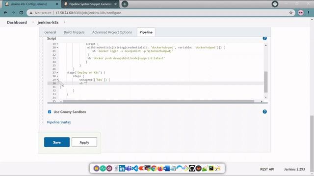 #6: [Method-1] Deploy to Kubernetes from Jenkins Pipeline | Jenkins CI/CD Pipeline with Kubernetes смотреть онлайн