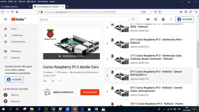 Curso Raspberry PI 3 - Integración con Ubidots - IOT - DHT22 смотреть онлайн