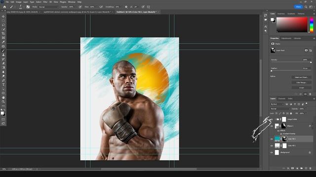 How to design UFC Poster Design using Adobe Photoshop #photoshop #windystudio #ufc смотреть онлайн