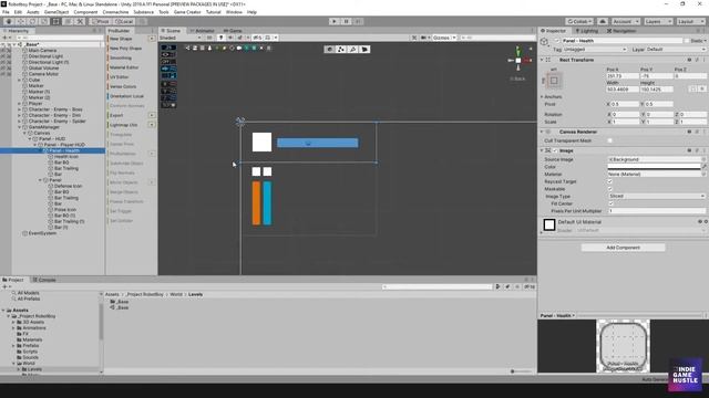 Unity Game Creator Tutorial - UI and Player Health Set up - 24 - Make a 3D Platformer смотреть онлайн
