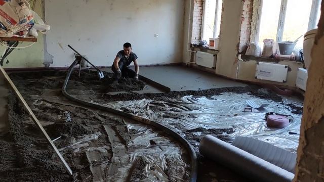 №22 Экономный ремонт квартиры в Хрущевке СПб 2021 / Полусухая стяжка в квартире 56 кв м стоимость смотреть онлайн