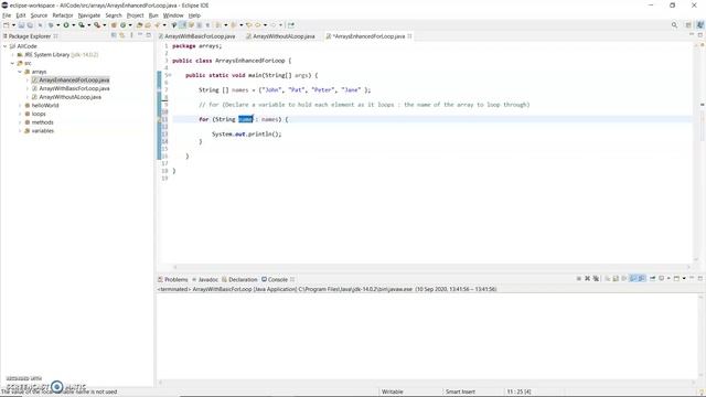 Java - Arrays using the Enhanced For Loop смотреть онлайн