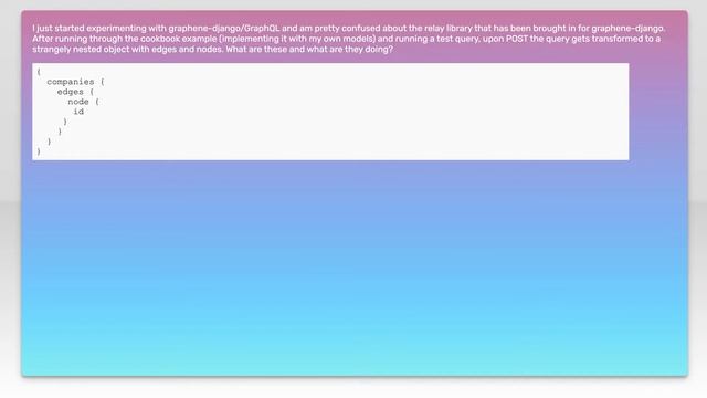 Graphene-Django: Concepts of Connections, Edges, and Nodes смотреть онлайн