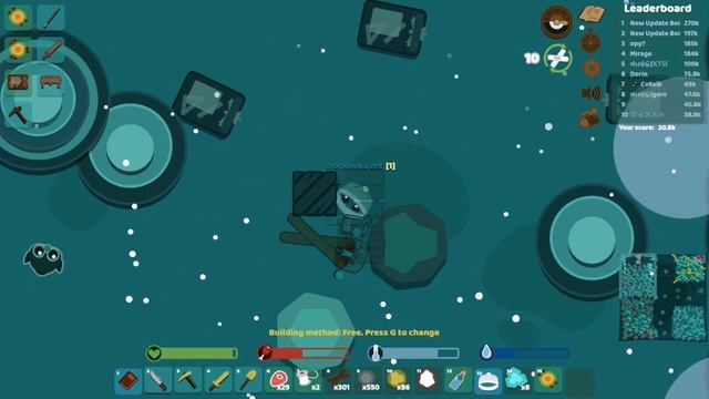 Учусь играть в Starve.io#8(выживание с другом)/Learning To Play Starve.io#8(survival With A Friend)