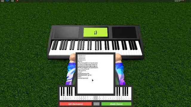 How to play Undertale Megalovania on the roblox piano! смотреть онлайн