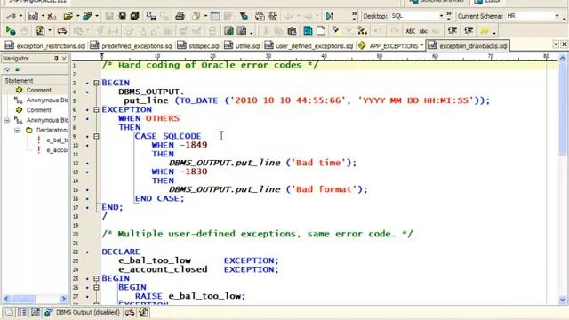 ERROR MGMT IN PLSQL 3 смотреть онлайн