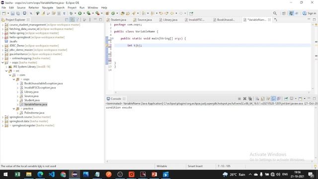 Naming Variables in java | Rules for variables смотреть онлайн