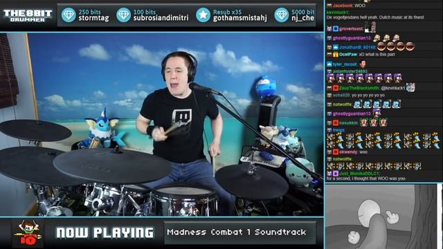 The Chicken Dance (Madness Combat) On Drums! смотреть онлайн