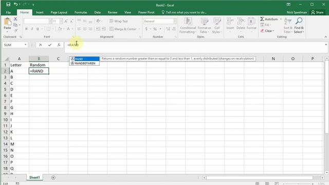 How to Randomize a List In Excel смотреть онлайн