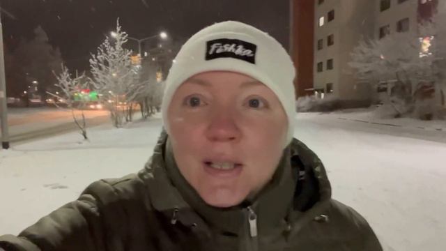 554. С первым днём зимы❄️ Гуляем,идёт крупный снег смотреть онлайн