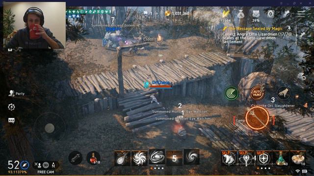 Lineage 2M [Сервер: 바이움 05] - Карта Daily на 28 день игры [Повседневность] [Part 7] смотреть онлайн