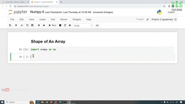Shape of an Array | Python Numpy Malayalam Tutorial | Part-7 смотреть онлайн
