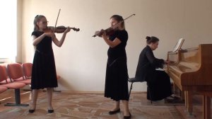 Вивальди - Концерт для двух скрипок с оркестром ре минор, II и III части.