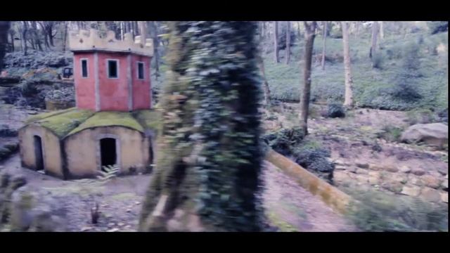 Pena Lake. Vale dos Lagos, Parque de Pena. Sintra, Portugal смотреть онлайн