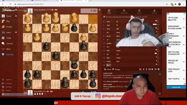 #GPX gpx marsha vs doyok tanding catur marsha keok 3 ronde смотреть онлайн