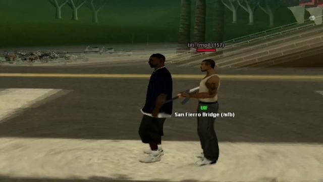 ДУЭЛЬ РУССКОГО И АМЕРИКАНЦА В GTA SAMP смотреть онлайн