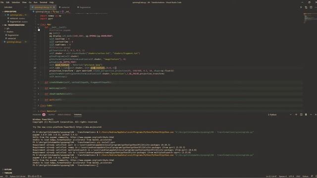 OpenGL with Python Tutorial 4: Transformations (deprecated) смотреть онлайн