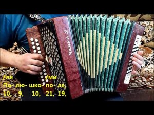 Полюшко-поле (Степная-кавалерийская). Разбор на гармони.