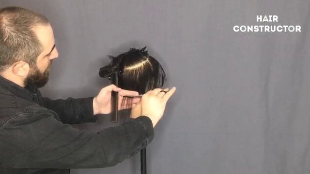 HAIRCUT SASSOON TUTORIAL by Hair Constructor. смотреть онлайн