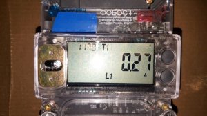 Как снять показания с цифрового электросчетчика электроэнергии Фобос 1