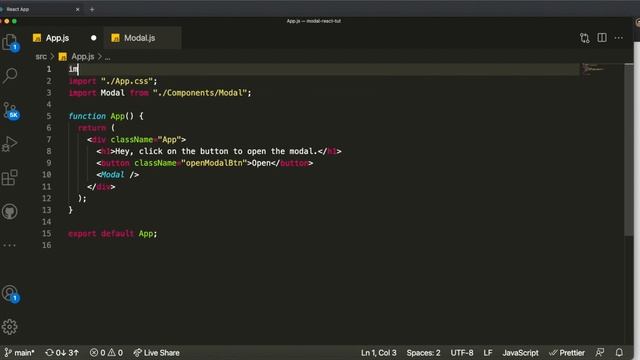 Modal in ReactJS - Code a React Modal Tutorial using Hooks смотреть онлайн