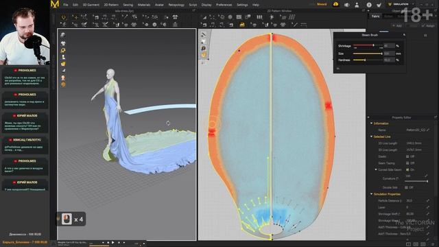 Шьём платье для игрового персонажа в Marvelous Designer #36 смотреть онлайн