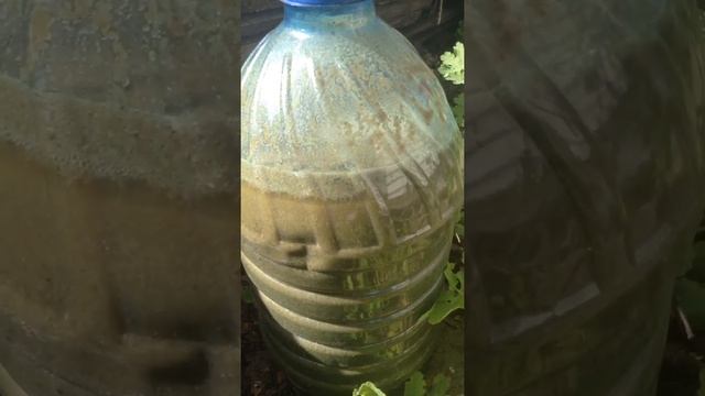 Биогаз. Выделение газа из 6 литров смотреть онлайн
