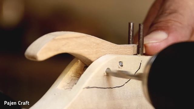 Powerful Wooden Slingshot Easy To Make - DIY Wooden Slingshot