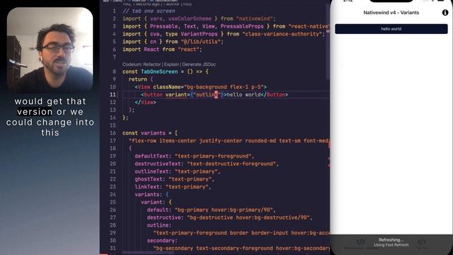 Replicating Shadcn UI button using Nativewind v4 смотреть онлайн