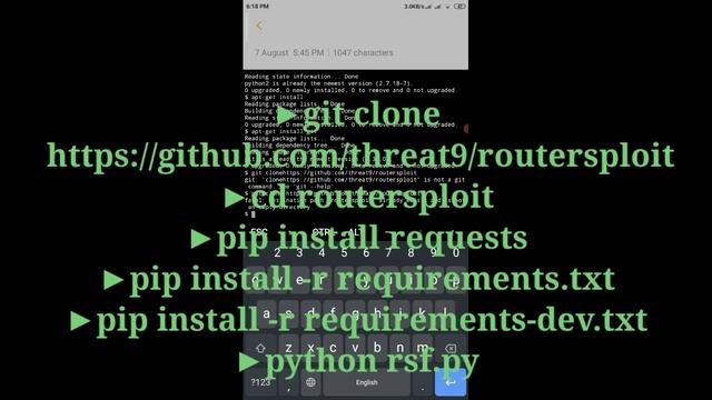 All error fixed //How to install and run ROUTERSPLOIT ON Termux |Hack WPA & WPA2 ASK Network| Pt.1 смотреть онлайн