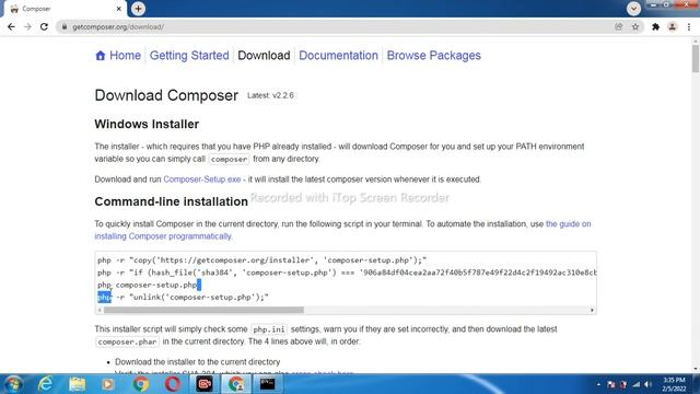 Laravel 8#|How to install Composer with Command Line 2022 смотреть онлайн
