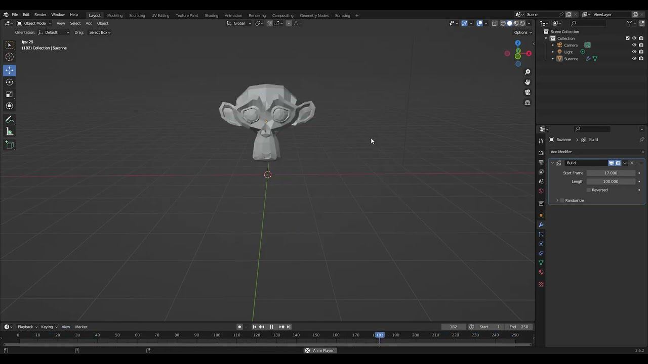 Blender monkey animation смотреть онлайн