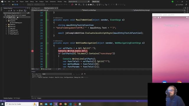 .net MAUI WEBVIEW - JAVASCRIPT communication (C# - JS) смотреть онлайн