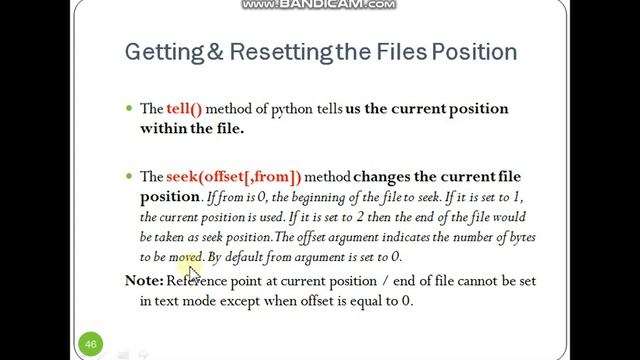 Python #84 Data File Handling Getting & Setting File Position Part 5 смотреть онлайн